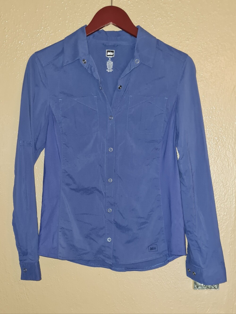 REI Women’s Long-Sleeve Button Front Shirt - Blue